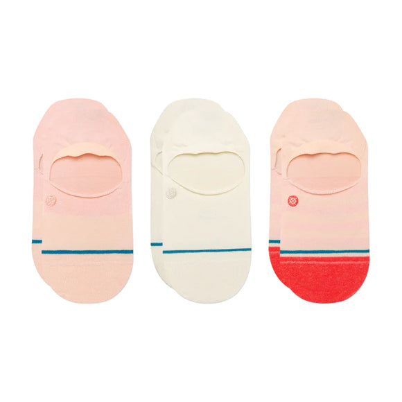 Stance - Absolute No Show Socks 3 Pack - Peach