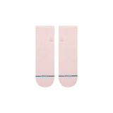 Stance - Womens Fine Rib Quarter Socks - Pink