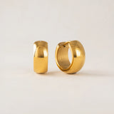 Lover's Tempo - WATERPROOF Willa Hoop Earrings - Gold