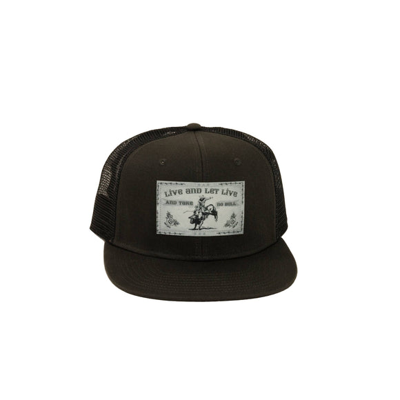 No Bull - Black Polyester Cap: OS / Black