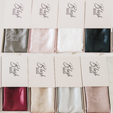 Blush Silks -Queen Size -100% Pure Mulberry Silk Pillowcase: Queen Size / Charcoal