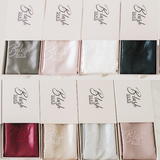 Blush Silks -Queen Size -100% Pure Mulberry Silk Pillowcase: Queen Size / Pewter