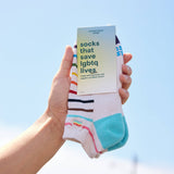 Ankle Socks that Save LGBTQ Lives | Pride Flag