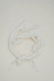 Soft Knit Triangle Shawl Scarf: Mocha