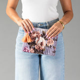 Panache - Lavender & Multicolored Floral Pouch