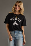 Black Howdy Tee