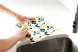 Reusable Beeswax Food Wraps: Amber Blueberry Single Medium