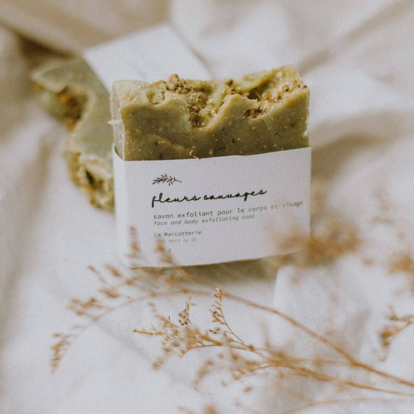 Exfoliating soap bar | wild flowers