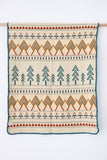 Tree Line Baby Blanket - Little Camper
