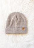 Taupe Knit Beanie