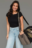 Panache - Black, Olive, Gray & Cream Western Duffel