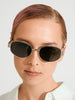 Pilgrim - Reilly Sunglasses - Brown/Silver - Silver Plated