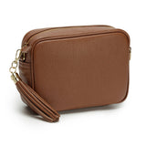 Crossbody Tassel Dark Tan: Dark Tan