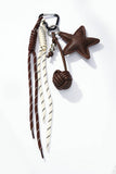 Bag charm and keychain Star: Camel / Synthetic