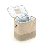 Cement Colour Block Petite Lunch Poche