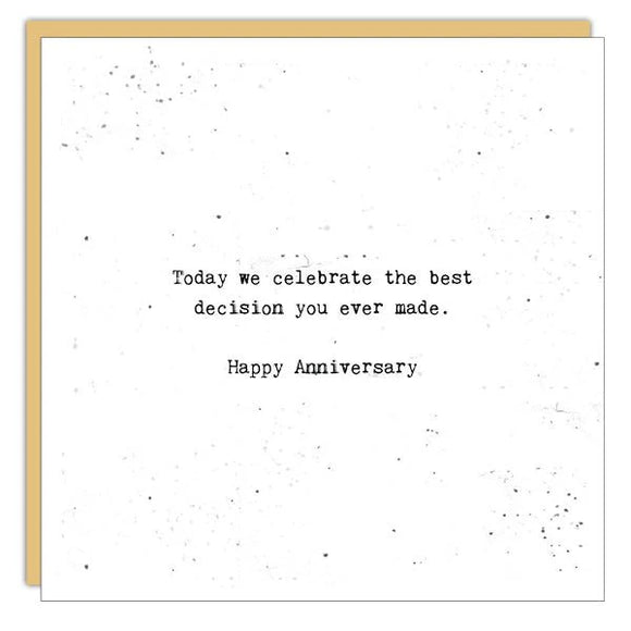 Cedar Mountain - Stationery - Little Gem Card - Best Decision