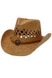 Classic Kids Straw Cowboy Hat: Tan