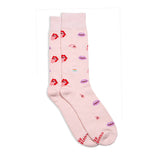 Socks that Save LGBTQ Lives | Pink Lips - Pride Gifts: Small