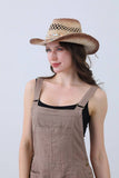 Western Braided Cowboy Hat - Rugged & Stylish: Natural