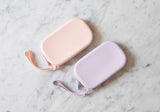 Silicone Makeup Bag (Small): Peach