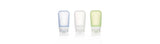 GoToob+ 3-Pack Refillable Silicone Travel Bottles: Medium 2.5 fl oz / 74 ml