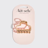 Kitsch - Metal Medium Open Shape Puffy Claw Clip - Gold