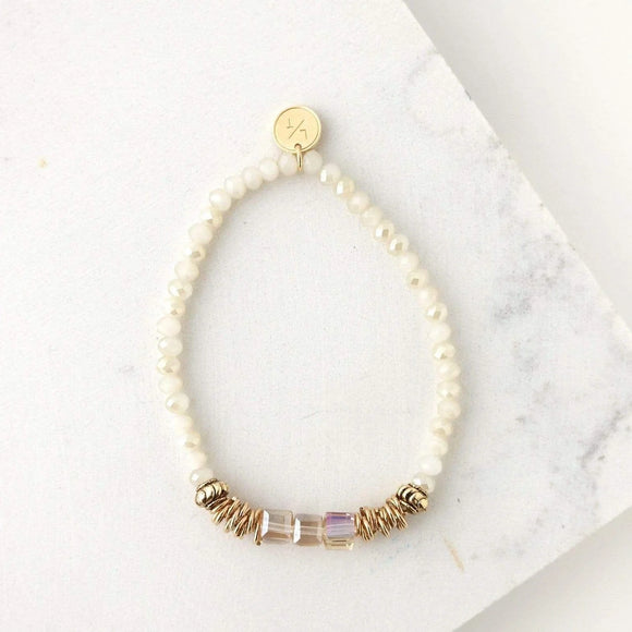 Marilla Stretch Bracelet - Mashmallow