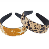 Cowhide Fur Hairband - 2 Colour Options