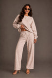 Panache - Blush & Lt. Brown Leopard Sweatpants