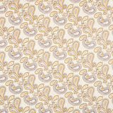 Classic Paisley Silk-Feel Polyester Bandana: Camel