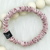 Blush Silks -Finest Grade Pure Mulberry Silk Mini Scrunchies: Mint