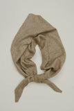 Soft Knit Triangle Shawl Scarf: Ginger