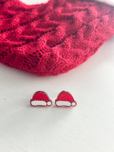 "Santa Hat" Studs