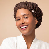 Kitsch - Shower Cap 2pc Set - Terracotta & Brown