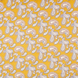 Classic Paisley Silk-Feel Polyester Bandana: Beige