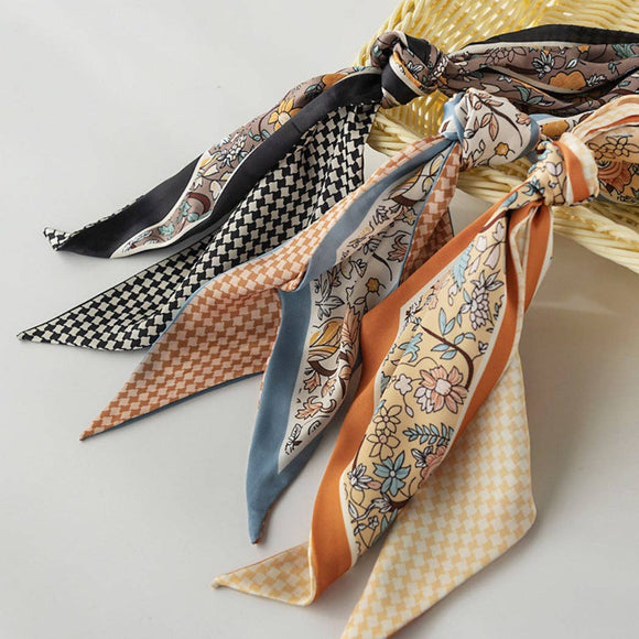 Funkyrel Colorful Print Neck Scarf - British & Classic: Assorted Colors