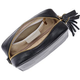 Crossbody Tassel Black: Black