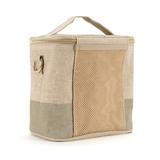 Cement Colour Block Petite Lunch Poche