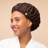 Kitsch - Shower Cap 2pc Set - Terracotta & Brown