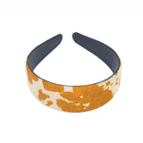 Cowhide Fur Hairband - 2 Colour Options