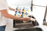 Reusable Beeswax Food Wraps: Amber Blueberry Single Medium