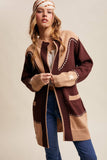 Western Horseshoe Belted Cardigan