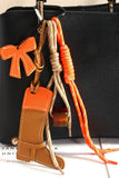 Western Pony Boot Bag Charm - Colorful Beaded Bag Accent