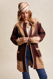 Western Horseshoe Belted Cardigan