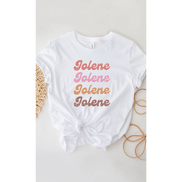 Jolene Dolly Parton Country Music Western Graphic Tee: WHITE