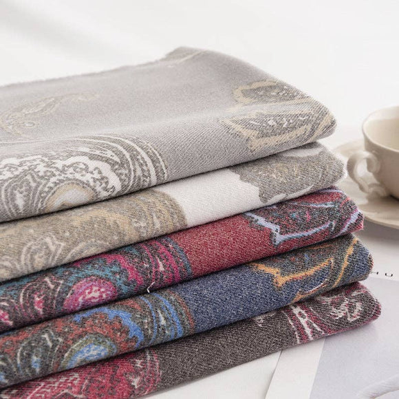 Funkyrel Colorful Paisley Scarf: Assorted Colors