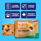 Peanut Butter Blondie | Organic Real Food Bar: 53g