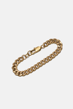 Brass Curb Chain Bracelet: Brass