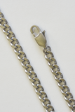 5mm Cuban Chain Necklace: Brass