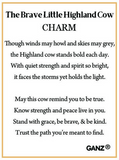 Ganz - The Brave Little Highland Cow Charms